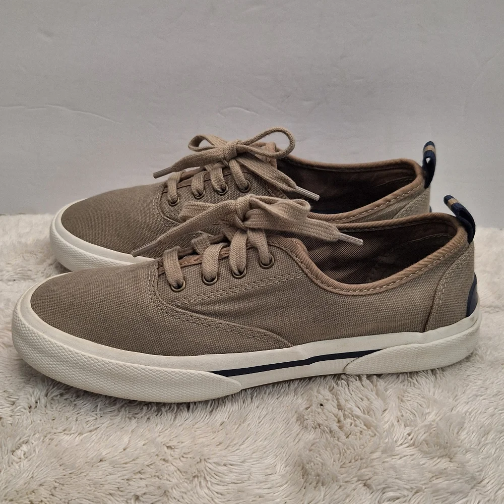 Sperry Top Sider Sneaker Women's 7 Taupe